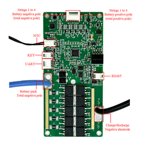 Sistema de Gestión de Baterías Inteligente BMS PCBA de 12V para LiFePO4, Corriente Continua de 30A/60A, Comunicación RS485, Grosor de Cobre de 4 oz - Product Image 4
