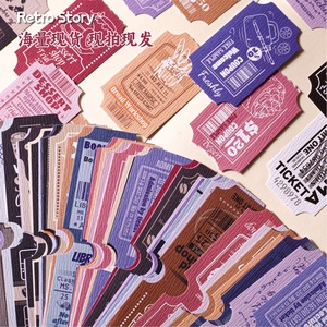 Pack d'autocollants rétro Moking Travel, 15 feuilles, autocollants décoratifs pour la maison - Product Image 1