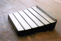Couverture télescopique en acier pour machine-outil CNC |   Équipement d'automatisation industrielle, protection contre la poussière, longue durée de vie