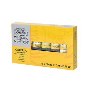 Bview Art-Tubo de 60ml, 6 colores, Winsor & Newton <span class=keywords><strong>Galeria</strong></span>, pintura acrílica para pintura artística - Product Image 6