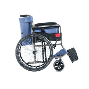 รถเข็นวีลแชร์พับได้แบบแมนนวล Yuwell H051 น้ำหนักเบา สำหรับผู้สูงอายุ ขนาดเล็ก พร้อมคุณสมบัติพิเศษ - Product Image 1