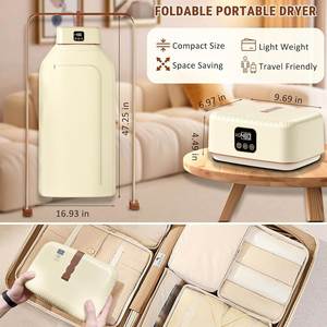 Wholesale Foldable Compact Mini Dryer <b>Machine</b> Headed air Electric <b>Clothes</b> Dryer with Dryer Bag for Home Travel - Product Image 4