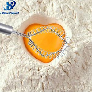 Moussoir à lait et batteur à œufs manuel en acier inoxydable pour la maison, fouets mélangeurs, batteur en spirale en métal durable - Product Image 5
