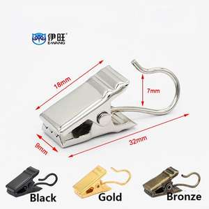 Ewang Clips de lumières de fête suspendus Cintres de douche Crochets en S Clips de rideau - Product Image 2