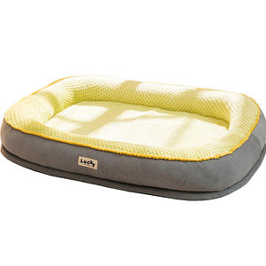 Cama grande para perros de otoño e invierno, nido de pasarela de sueño dulce de la suerte para perros medianos y grandes, cama para mascotas de sueño profundo con patrón sólido, también para gatos - Product Image 1