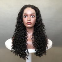 Usine Incroyable Curl Weave Perruque Longue Vague D'eau Vierge Brésilienne Humide et Ondulé Cheveux Humains Transparent Dentelle Couleur Perruque Naturelle