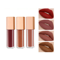 Gloss à lèvres liquide sans logo, effet longue tenue, anti-transfert, non décolorant, personnalisable OEM, multivitamines