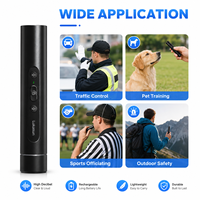 Sifflet électronique rechargeable à piles AA, dispositif de signalisation de survie à haut niveau sonore pour le contrôle du trafic, l'entraînement des animaux de compagnie, les arbitres sportifs