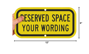 Özelleştirilmiş akıllı işareti ayrılmış alan eklemek ifadeler özel işareti floresan elmas sınıf yansıtıcı alüminyum - Product Image 4