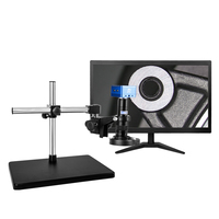 MSD411-4KV2-22 Industrial Inspection Microscope with 22" Display and Camera m for Metal Parts, Hardware and PCB Quality Control