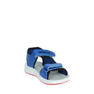 Sandali con tacco basso blu Mb001485 - Product Image 5