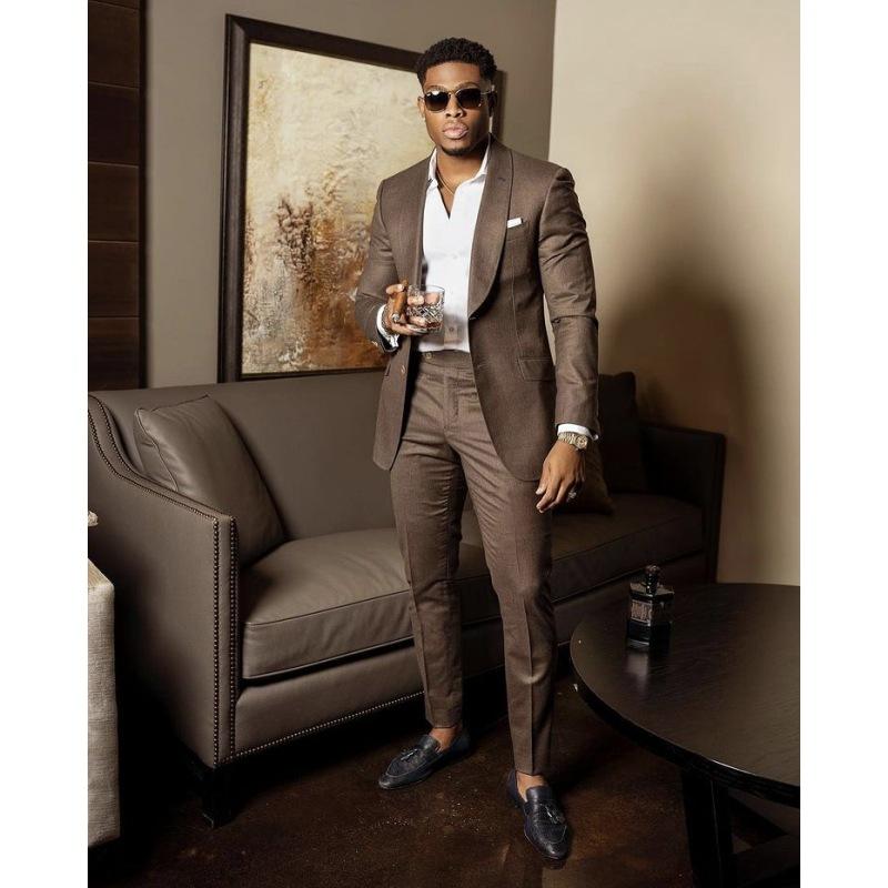 Blazer Traje Casual Para Caballero Casual Negocios Hombre Chaqueta