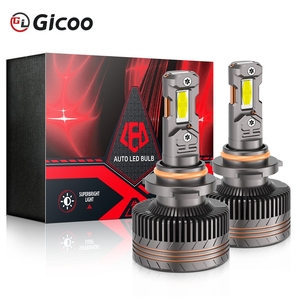 Phare LED de voiture Gicoo F13 H1 H4 H7 H11 9005 9006, ampoule LED automobile, ampoule antibrouillard, puce CSP 300W 50000LM 6000K 12V, lumière de voiture étanche - Product Image 1