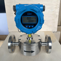 Medidor de Flujo de Microengranajes SS304 para Agua, 4-20mA/RS485 Modbus, Precisión +/-0.2%, Presión 1.6-25MPa, Certificación CE EX ISO, Sensor OEM