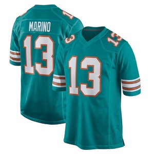 Vente en gros de maillots de football américain brodés pour hommes, Miami Dolphins Achane, 10 Jacob Rodriguez, <span class=keywords><strong>2</strong></span> Malik Willis, uniforme de football - Product Image 4