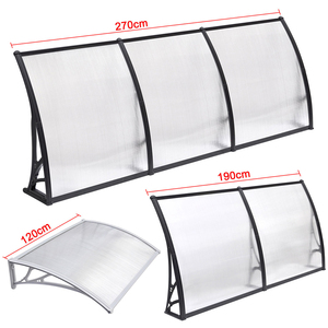 Mái Hiên Lắp Đặt Đơn Giản Bằng Polycarbonate Cửa Sổ/Cửa Giá Rẻ Mái Che Mưa Bằng Polycarbonate Mái Che Cửa Sổ Ngoài Trời - Product Image 5