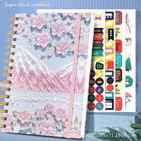 Libreta/Agenda Personalizada con Cubierta de Cuero A5 y Encuadernación en Espiral para Uso en Oficina, Negocios, Regalos y Promociones