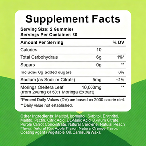 Gomitas de Moringa y Vitaminas para Adultos, 60 Unidades, Venta al por Mayor, Fuente Directa de Fábrica, Calidad Certificada - Product Image 5