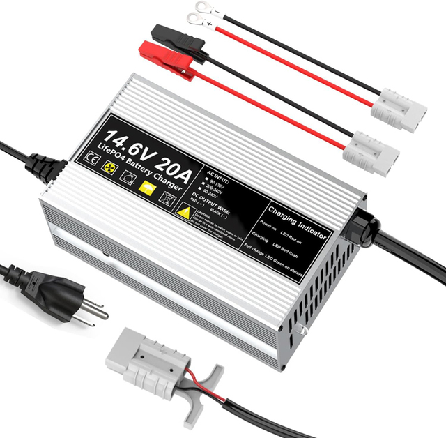 High Quality Battery Charger Half sealed 14.6V 4s LifePo4 50ah 60ah Battery Fast Charger 24v Lithium Lipo Battery Charger