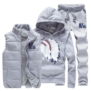 <span class=keywords><strong>Tuta</strong></span> Sportiva Invernale da <span class=keywords><strong>Coppia</strong></span> con Fodera in Pile, Stile Coreano, con Cappuccio, Gilet e Pantaloni, Set Tre Pezzi Trendy - Product Image 1