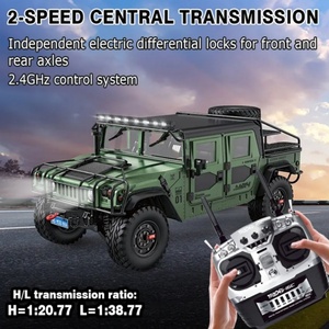 Voiture RC grande taille HG-P415A 1/10 4x4 H1, voiture de course en plastique, expert 4 canaux, 30 km/h, véhicule tout-terrain avec lumières et musique - Product Image 2
