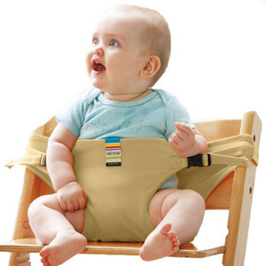 Harnais d'alimentation pour bébé, ceinture de sécurité en tissu jaune, sangle de sécurité pour utilisation sur chaise pour nourrissons - Product Image 3
