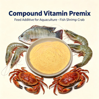 Prémélange de vitamines composées et d'enzymes en poudre jaune, additif alimentaire pour l'aquaculture (poissons, crevettes, crabes), qualité alimentaire animale, marque Heshun