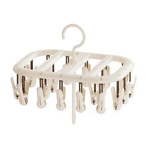 Séchoir à linge pour bébé avec pinces antidérapantes, design rectangulaire à double barre, pour usage intérieur, type crochet - Product Image 3