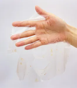 Guangzhou koreanische vegane Blattblätter Hyaluronsäure feuchtigkeitsspendende Gesichtsmaske Blatt Hautpflege Bio-Kollagen Kristall-Gesichtsmaske Schönheit