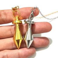 Chaude Reiki Navette Pendule Divinatoire Pendule Spirituel Wicca Équilibrage Pendulo Ésotérique Cuivre Métal Pendule pour Divination