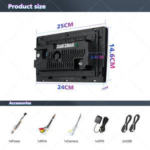 Radio de Coche Portátil con Pantalla Táctil, Cámara AHD, Reproductor Android para Coche - Product Image 6
