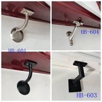 LD Metal Popular Support de main courante d'intérieur 2.5 "avec base carrée pour support de main courante de poteau en bois (HB-603)