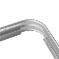 Cadre de pliage en profilé d'aluminium, cadre intégré en alliage d'aluminium, cadre d'affichage électronique LED, extrusion, usinage CNC