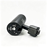 Support de rail pour éclairage commercial GU10 avec angle réglable, en aluminium et PVC, LED IP44, pour éclairage sur rail intérieur avec connecteur Juno.