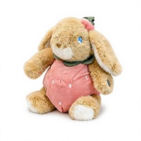 Jouet en peluche en fibre de polyester intelligent à IA transfrontalier, lapin compagnon pour maisonnette, avec vocalisation musicale, cadeau créatif pour enfants Yiwu