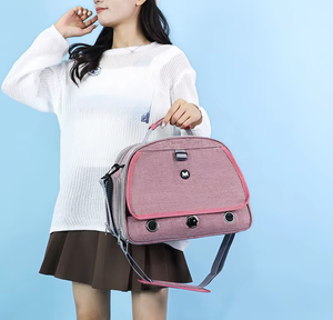 กระเป๋าสะพายข้างลายนกอ็อกซ์ฟอร์ดของนกแก้วกระเป๋าเดินทางแบบพกพาระบายอากาศได้ดีกระเป๋าเดินสำหรับนกคอกแคตเทิล - Product Image 1