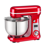 Robot culinaire professionnel personnalisé à moteur CC sans balais, bol en acier inoxydable de 6 L, batteur sur socle pour la maison