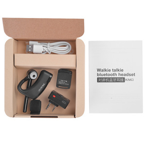 Walkie Talkie <b>Bluetooth</b> Headset K M Type Adapter On Ear Motorcycle PTT <b>Transmitter</b> Waterproof - Product Image 2