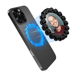 Nouveau design, miroir selfie double face en silicone à ventouse pour caméra arrière, miroir convexe mince pour tous les smartphones, <span class=keywords><strong>photographie</strong></span> - Product Image 3