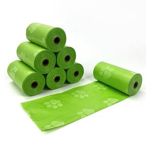 <b>Extra</b> Thick Leakproof Durable Cornstarch Scented Pet Waste Bag Biodegradable Custom Dog Poop Bag - Product Image 5