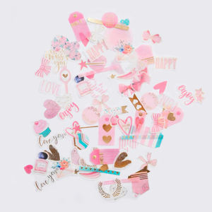 Papier découpe pour décoration de scrapbooking, 50 pièces, en vrac, avec feuilles, pour bricolage, diy - Product Image 5