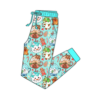 OEM Pantalons de jogging en bambou super doux pour enfants, pantalons de pyjama personnalisés, pantalons de jogging pour femmes et enfants