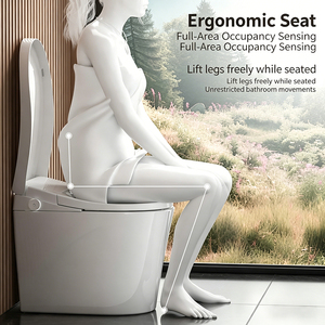 <span class=keywords><strong>WC</strong></span> intelligent allongé certifié NMD CUPC ETL, norme américaine 110V, avec ouverture automatique du couvercle, chasse d'eau automatique, bidet intelligent, personnalisable OEM - Product Image 4