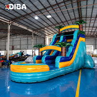 Parc aquatique gonflable commercial pour adultes, toboggans aquatiques gonflables pour enfants de tous âges, événements de jeux