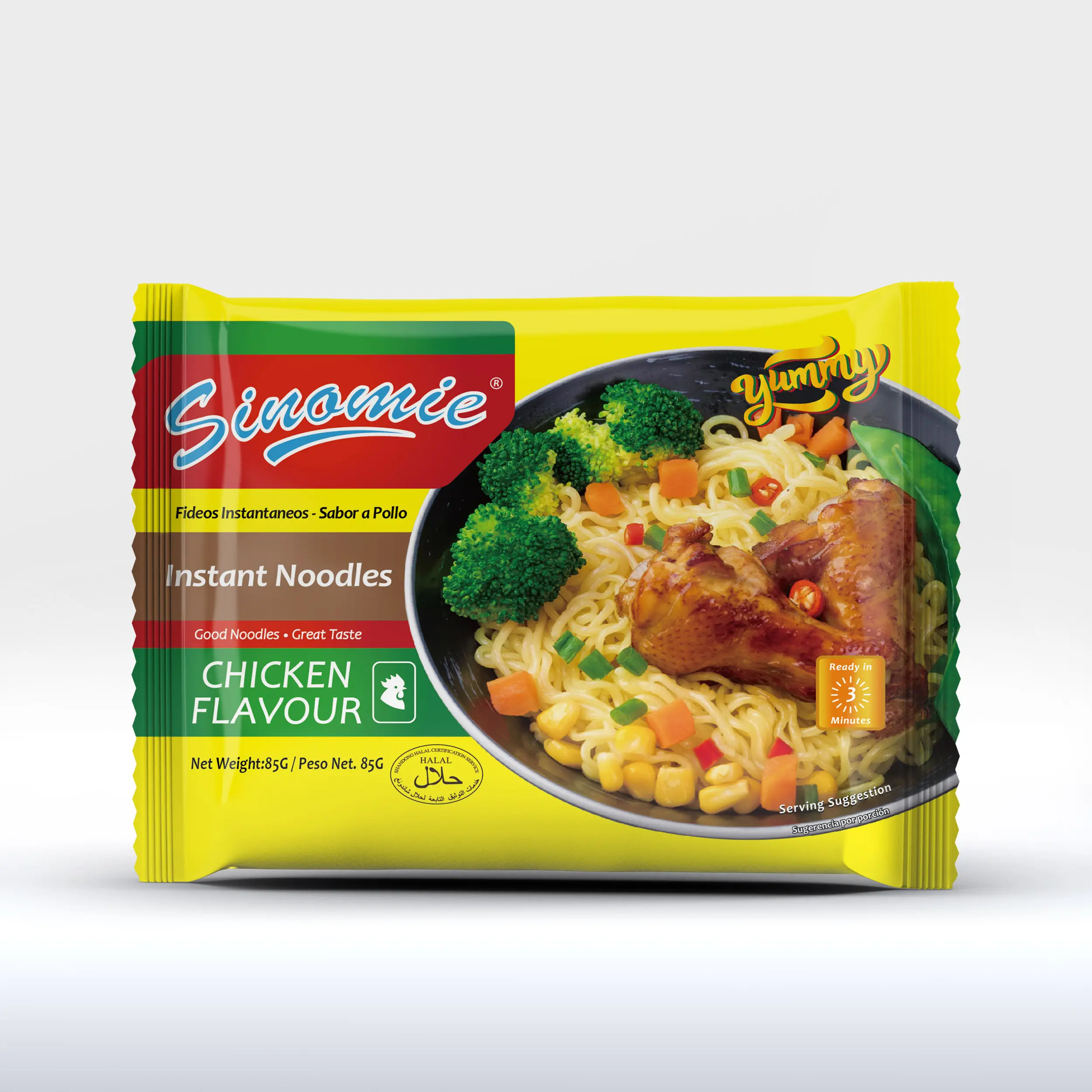 [Spaans] Groothandel Chinese Fabriek Sinomie Merk Kip Smaak 65G Instant Noedels