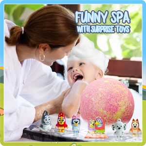 Bombas de Baño Redondas de Lujo para Niños con Sorpresa en <span class=keywords><strong>el</strong></span> Interior, Fórmula Orgánica, Aceites Esenciales Naturales, Paquete a Granel de 100g - Product Image 6