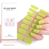 Nouveauté 2024 Autocollants pour ongles en gel semi-polymérisé à lampe UV, longue durée, style français, 3D, en plastique, écologiques, forme papillon, Vente chaude