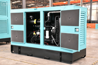 Groupe électrogène diesel silencieux 50kW 100kW 150kW 200kW, type cabine insonorisée, station d'alimentation de secours robuste, générateur électrique