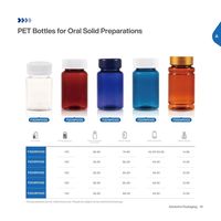 Flacons à pilules avec bouchons à vis résistants aux enfants, contenants de stockage de médicaments vides en PET, capacité de 100 cc, robustes