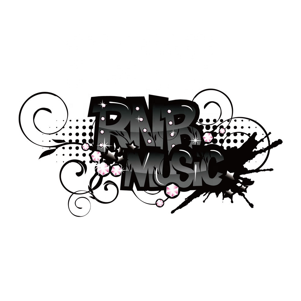 RNB Musique Nouvelle Conception En Gros Vinyle De Transfert De Chaleur Pour T-shirts